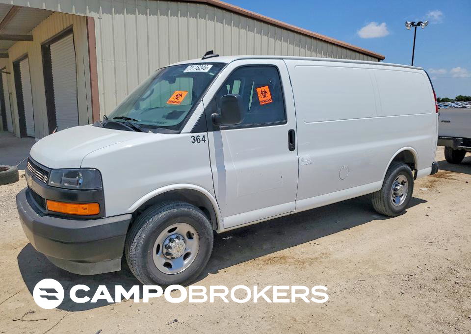 2024 Chevrolet Express 2500 Cargo Delivery Van, uszkodzenie: Zalanie, Copart lot 61048246