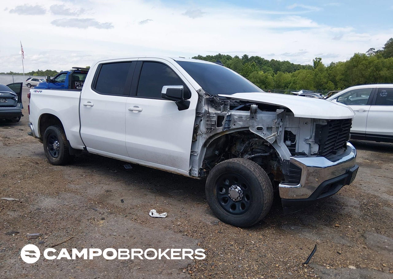 2020 Chevrolet Silverado 1500 4wd  Short Bed Lt, Right Front damage, Iaai lot 45394689