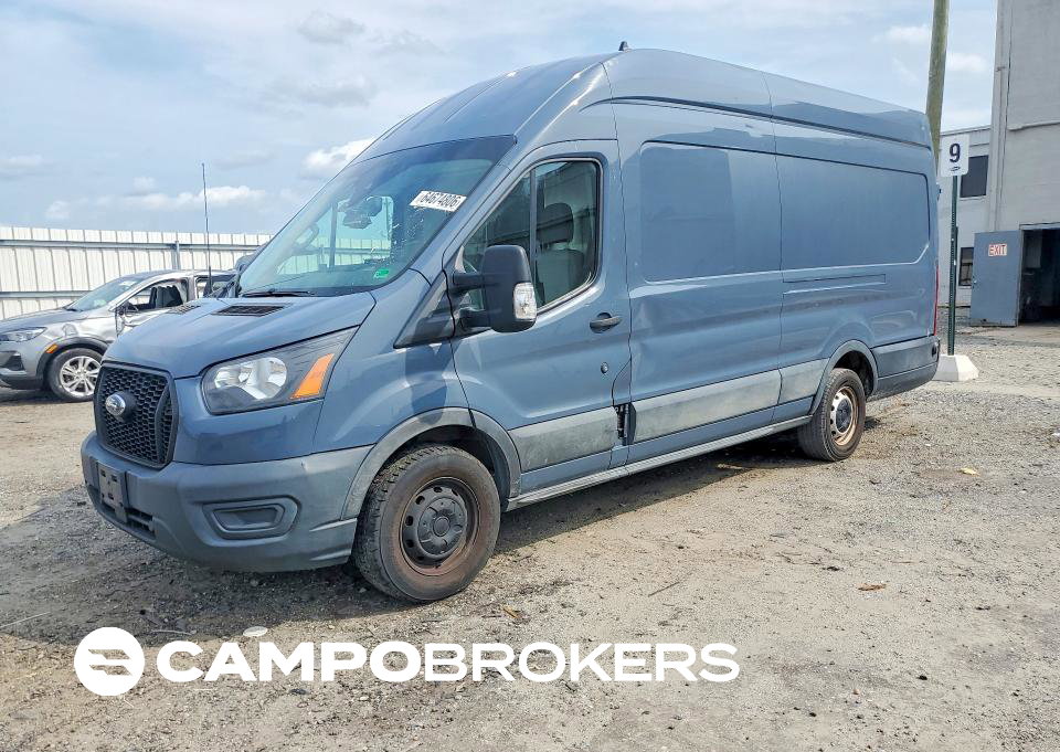 2021 Ford Transit 250 Delivery Van, Rear End damage, Copart lot 64674806