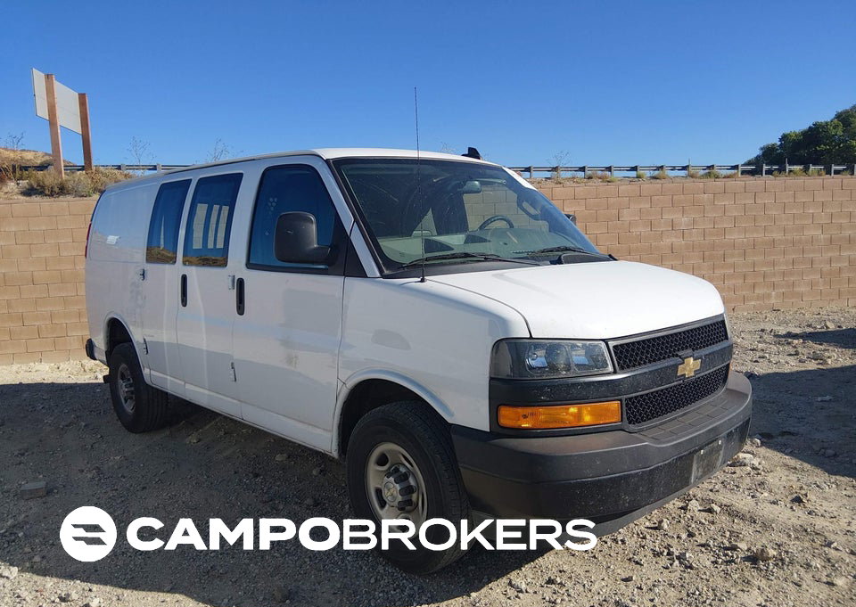 2022 Chevrolet Express Cargo Rwd 2500 Regular Wheelbase Wt, пошкодження: Лівий бік, Iaai лот 45746456