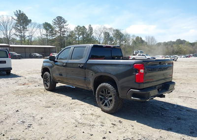 2022 Chevrolet Silverado 1500 4wd  Short Bed Rst, Front End damage, Iaai lot 44650005, photo 3 of 6