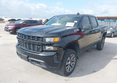 2021 Chevrolet Silverado 1500 4wd  Short Bed Rst, daño Trasero izquierdo, Iaai lote 45431416, foto 2 de 6