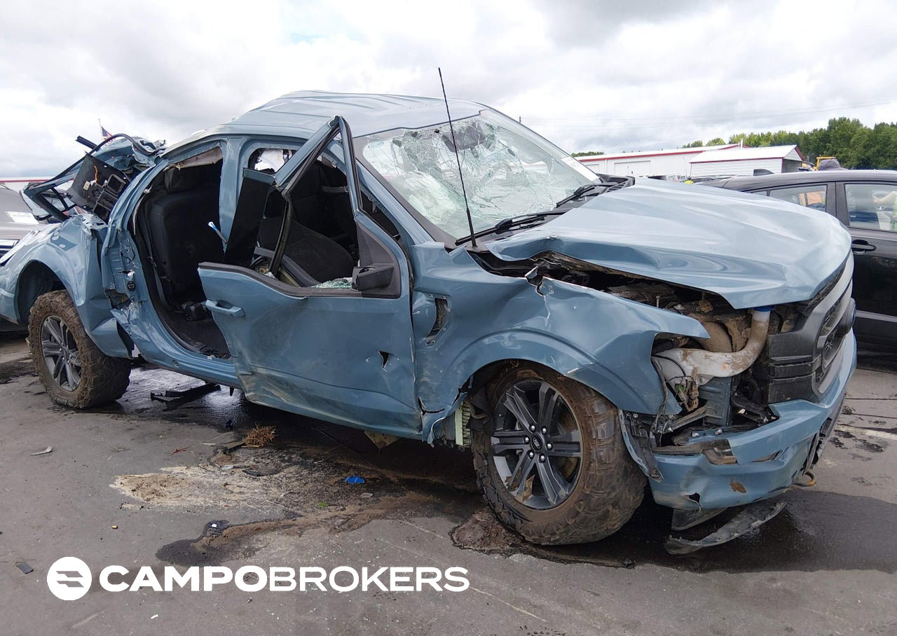 2023 Ford F-150 Xlt, Rollover damage, Iaai lot 45427078