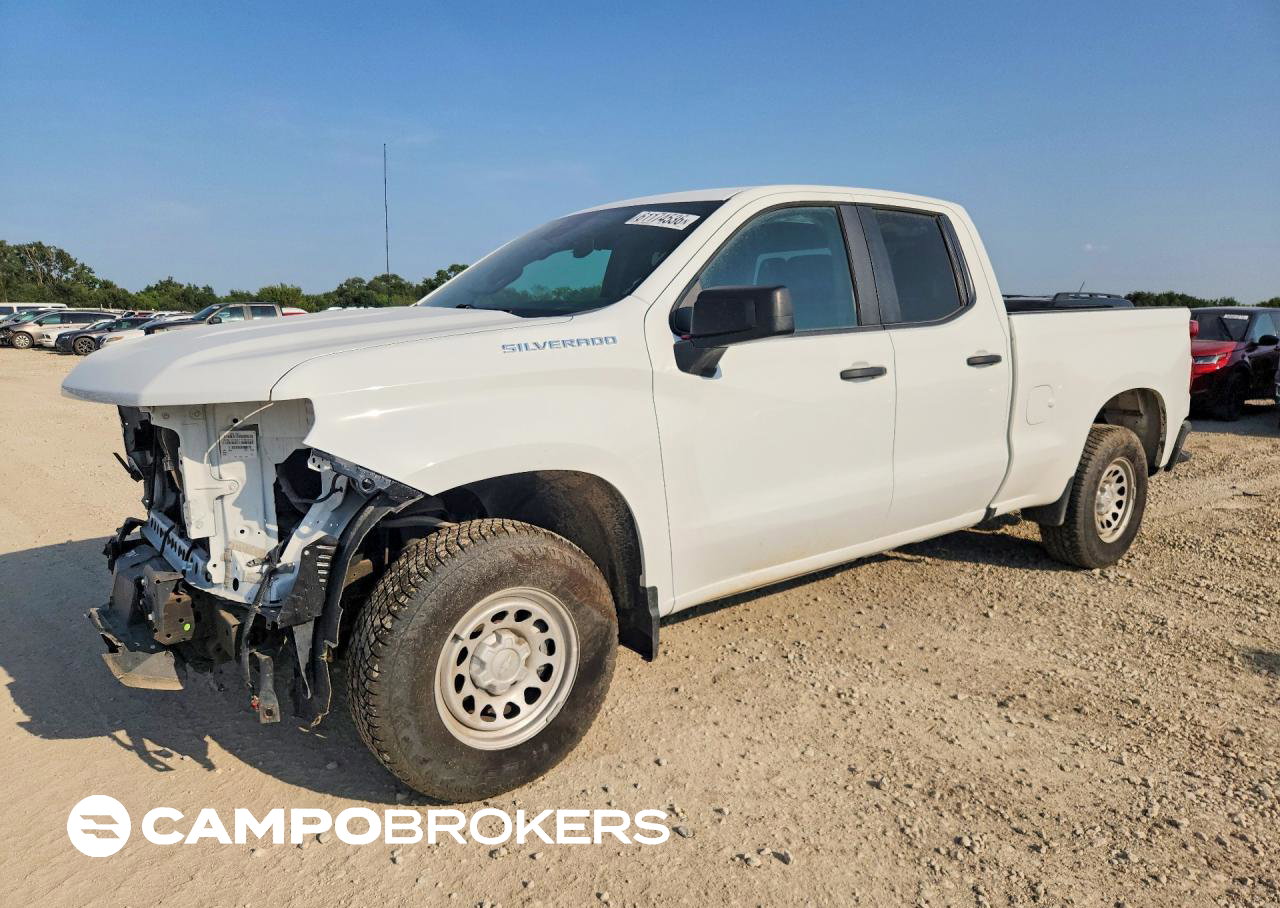 2022 Chevrolet Silverado C1500, daño Frontal, Copart lote 61174536
