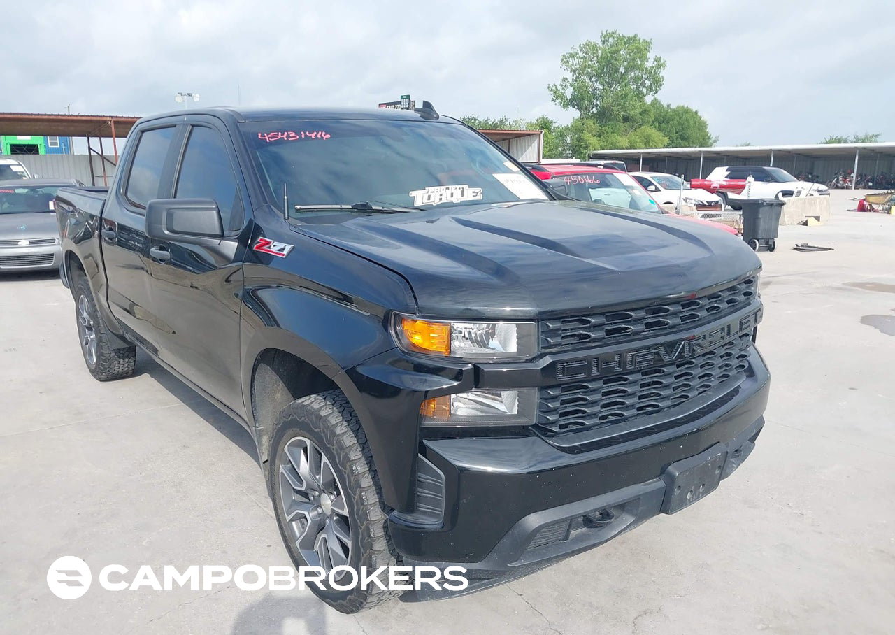 2021 Chevrolet Silverado 1500 4wd  Short Bed Rst, daño Trasero izquierdo, Iaai lote 45431416