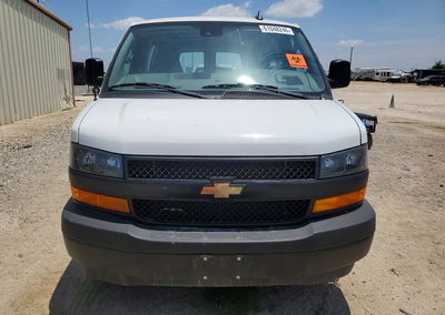 2024 Chevrolet Express 2500 Cargo Delivery Van, uszkodzenie: Zalanie, Copart lot 61048246, zdjęcie 5 z 6