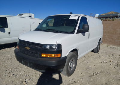 2022 Chevrolet Express Cargo Rwd 2500 Regular Wheelbase Wt, пошкодження: Лівий бік, Iaai лот 45746456, фото 2 з 6