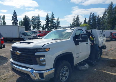 2025 Chevrolet Silverado 2500hd, пошкодження: Правий бік, Iaai лот 45054136, фото 2 з 21