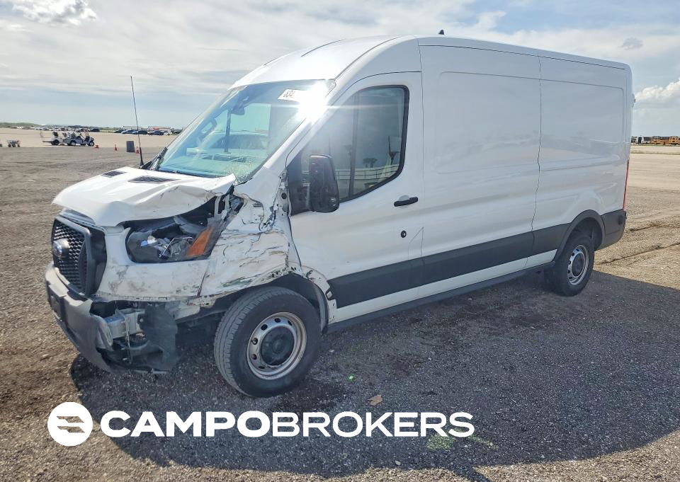 2024 Ford Transit 250 Delivery Van, daño Frontal, Copart lote 63422136