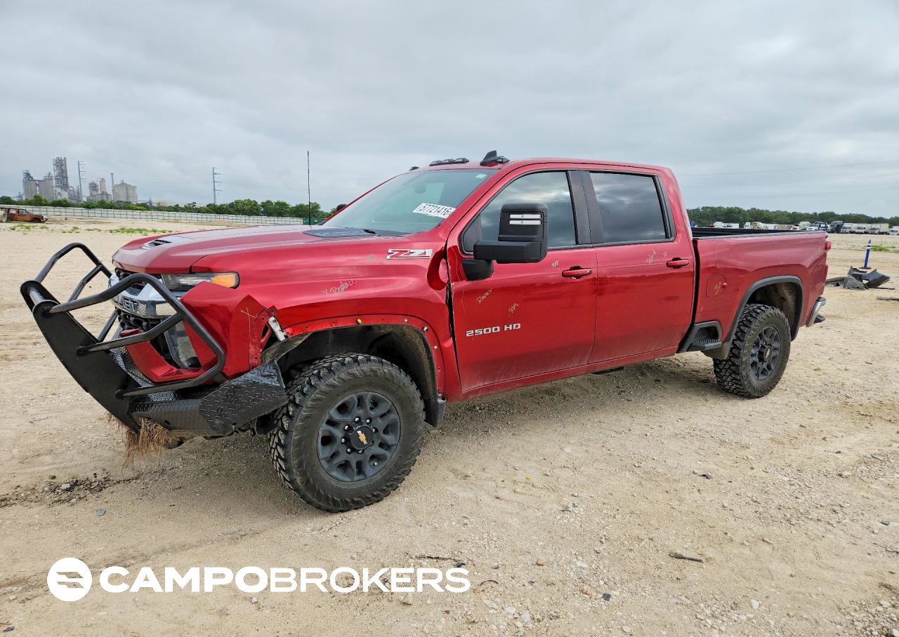 2022 Chevrolet Silverado K2500 Heavy Duty Lt, пошкодження: Передня частина, Copart лот 57721416
