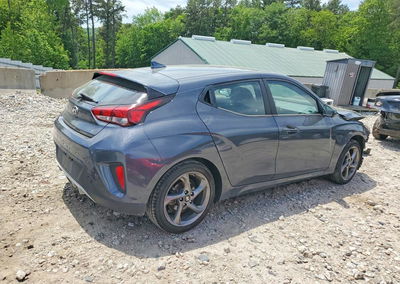 2019 Hyundai Veloster 2.0l, daño Frontal, Copart lote 56028726, foto 3 de 6