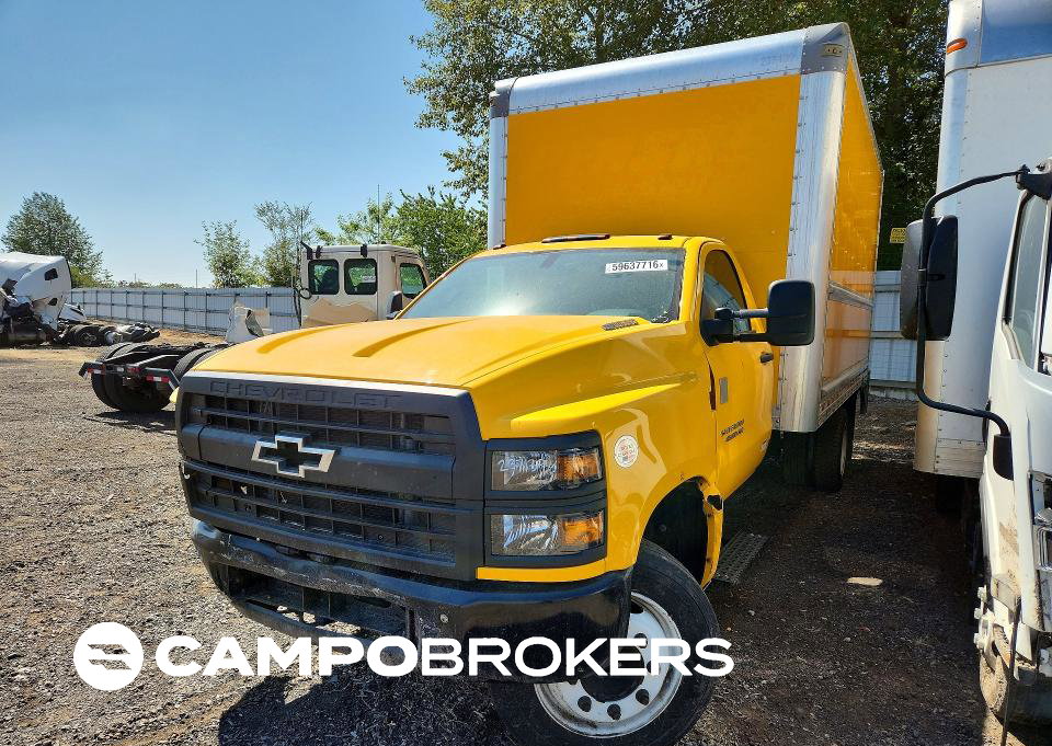 2022 Gm Gm515 Box Truck, daño Frontal, Copart lote 59637716