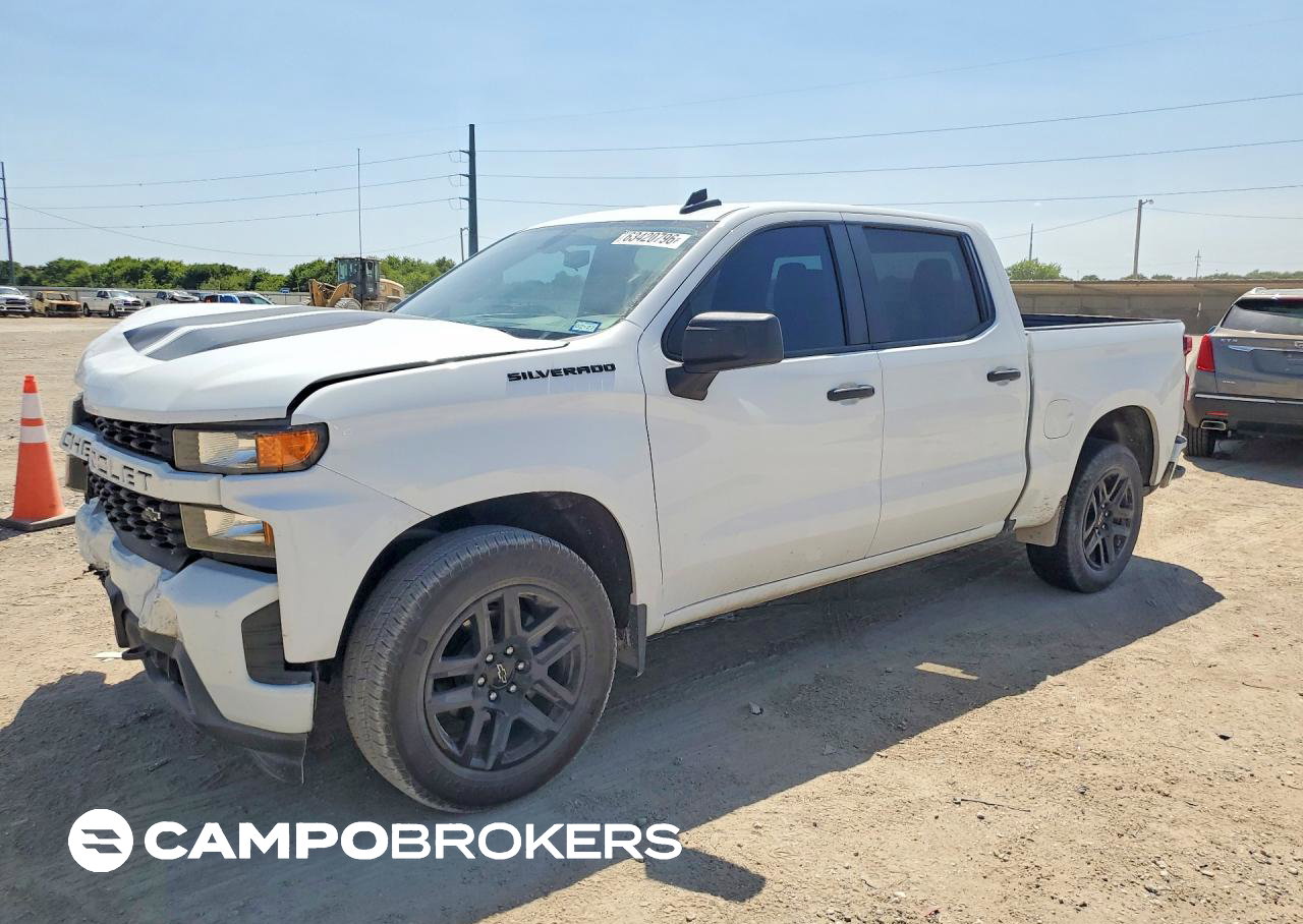 2021 Chevrolet Silverado C1500 Custom, uszkodzenie: Przód, Copart lot 63420796