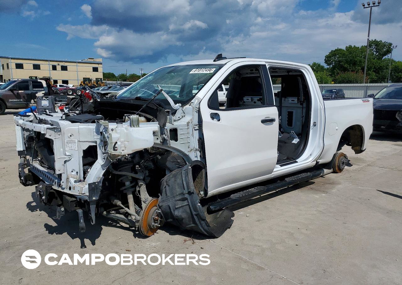2021 Chevrolet Silverado K1500 Lt Trail Boss, daño Desvalijado, Copart lote 61012496