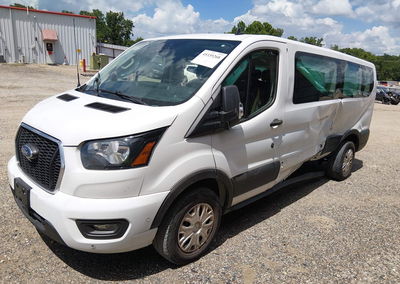 2021 Ford Transit-350 Passenger Van Xlt, daño Left & Right Side, Iaai lote 45339268, foto 2 de 6
