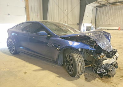2021 Tesla Model S, Front End damage, Copart lot 60651836, photo 4 of 14