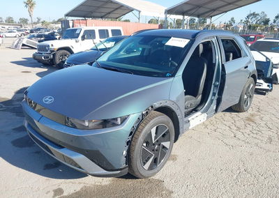 2025 Hyundai Ioniq 5 Sel, daño Lateral izquierdo, Iaai lote 45551872, foto 2 de 6