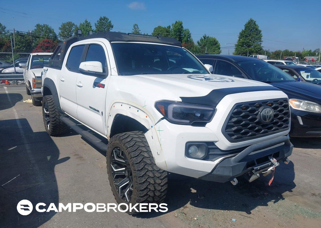 2020 Toyota Tacoma Trd Off-road, Front & Rear damage, Iaai lot 45553621