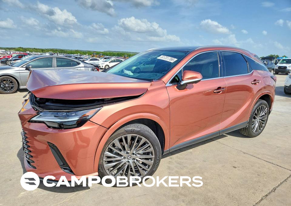 2024 Lexus Rx 350h Luxury, daño Frontal, Copart lote 61731766