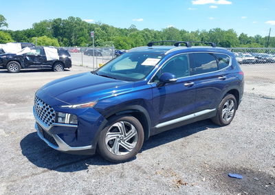 2022 Hyundai Santa Fe Sel, daño Frontal izquierdo, Iaai lote 45457887, foto 2 de 16
