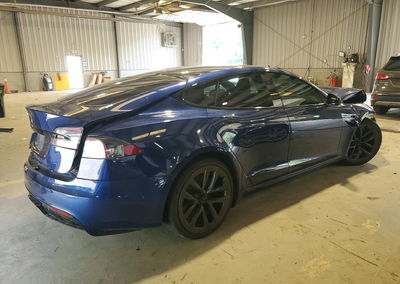 2021 Tesla Model S, Front End damage, Copart lot 60651836, photo 3 of 14