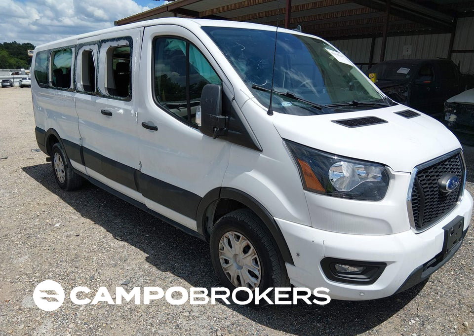 2021 Ford Transit-350 Passenger Van Xlt, daño Left & Right Side, Iaai lote 45339268