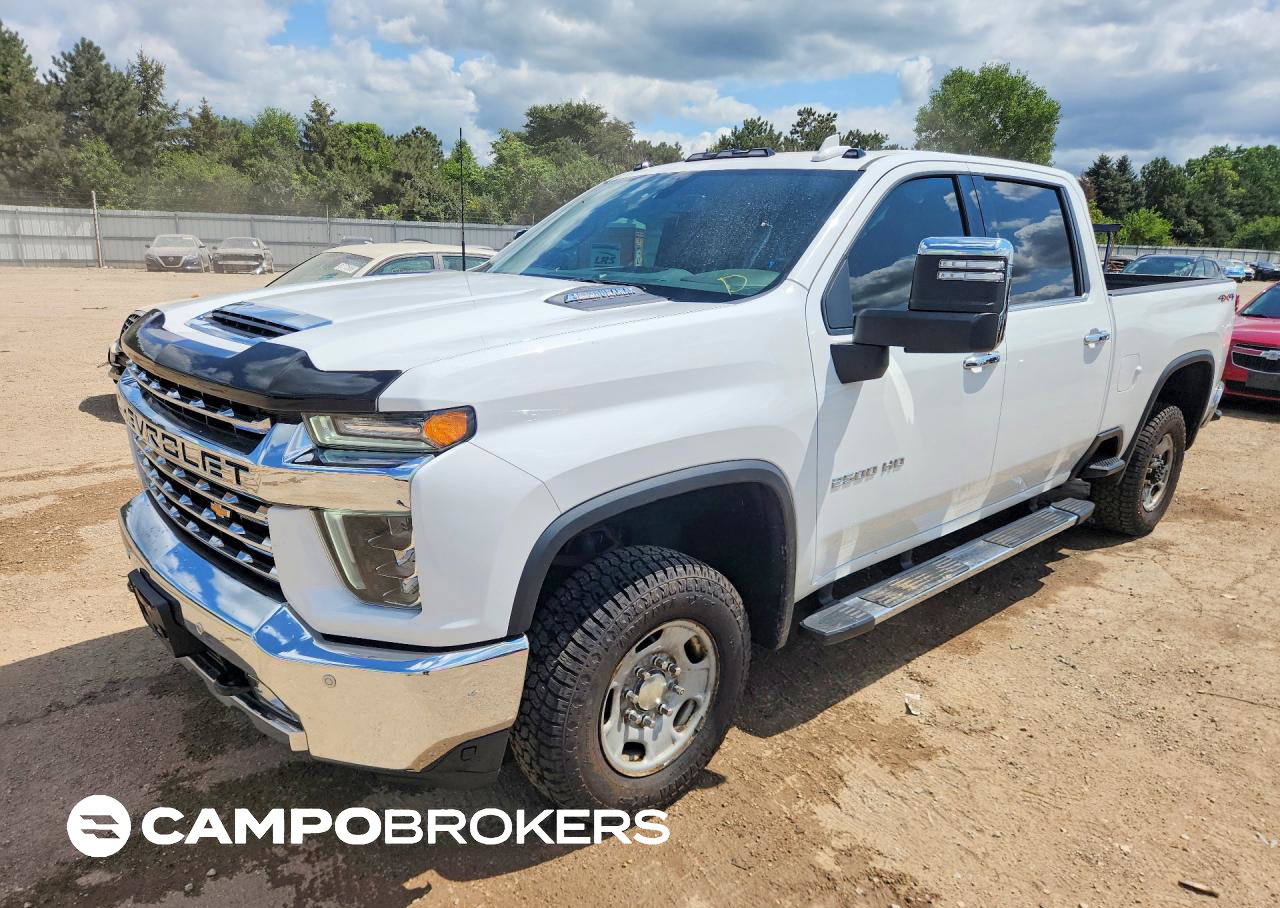 2021 Chevrolet Silverado K2500 Heavy Duty Ltz, Side damage, Copart lot 62027306