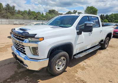 2021 Chevrolet Silverado K2500 Heavy Duty Ltz, daño Lateral, Copart lote 62027306