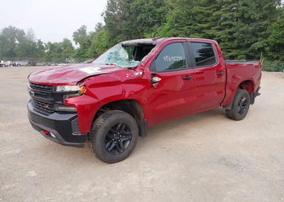 2021 Chevrolet Silverado 1500 4wd  Short Bed Lt Trail Boss, uszkodzenie: Storm Damage, Iaai lot 45695398, zdjęcie 2 z 22