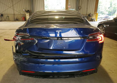 2021 Tesla Model S, Front End damage, Copart lot 60651836, photo 6 of 14
