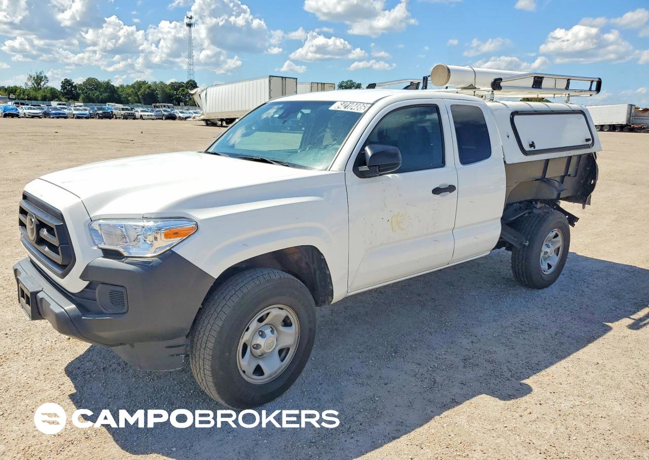2023 Toyota Tacoma Sr, Rear End damage, Copart lot 64210486