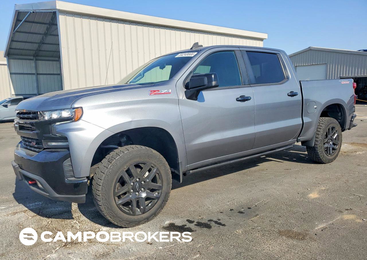 2021 Chevrolet Silverado K1500 Lt Trail Boss, Vandalism damage, Copart lot 64248666