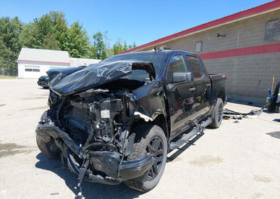 2022 Chevrolet Silverado 1500 4wd  Short Bed Custom, uszkodzenie: Przód, Iaai lot 45325523, zdjęcie 6 z 6