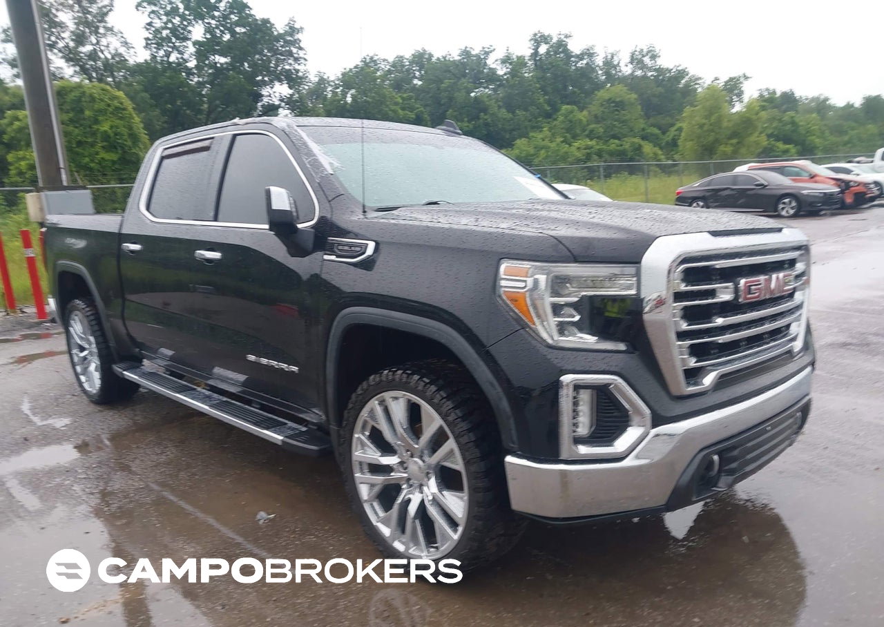 2020 Gmc Sierra 1500 4wd  Short Box Slt, uszkodzenie: Lewy przód, Iaai lot 45603440