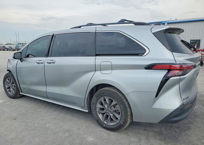 2021 Toyota Sienna Xle, daño Frontal, Copart lote 64019306, foto 2 de 6