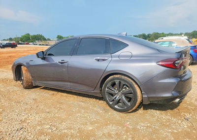 2021 Acura Tlx Tech A, Side damage, Copart lot 64118916, photo 2 of 13