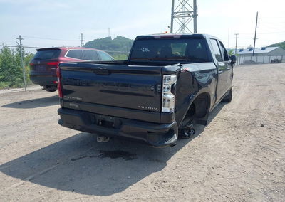 2023 Chevrolet Silverado 1500 4wd  Short Bed Custom, Right Rear damage, Iaai lot 45641108, photo 4 of 6