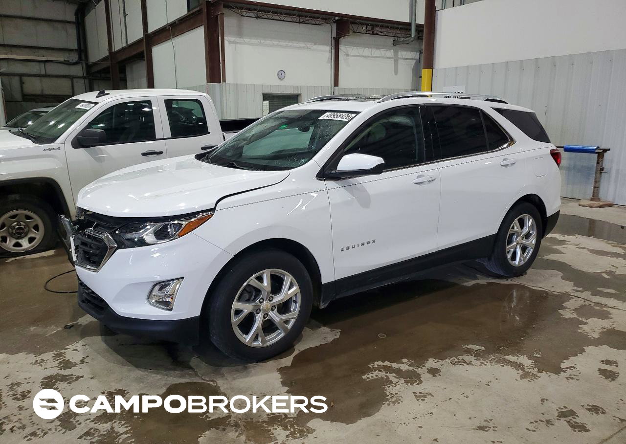2020 Chevrolet Equinox Lt, daño Frontal, Copart lote 48958426