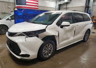 2024 Toyota Sienna Le, uszkodzenie: Przód, Copart lot 57978546