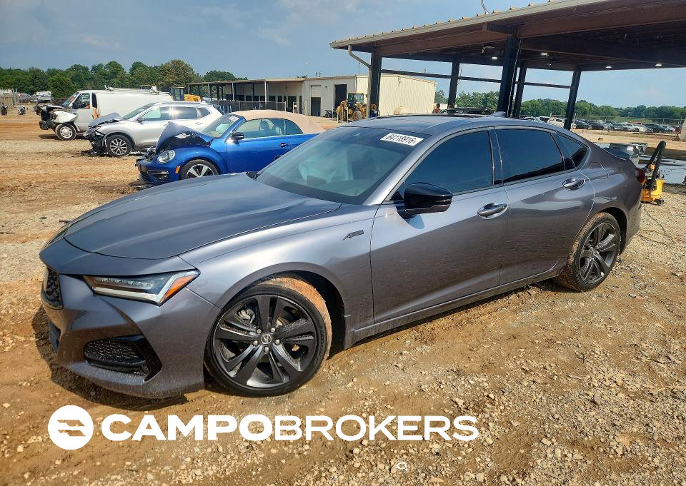 2021 Acura Tlx Tech A, Side damage, Copart lot 64118916