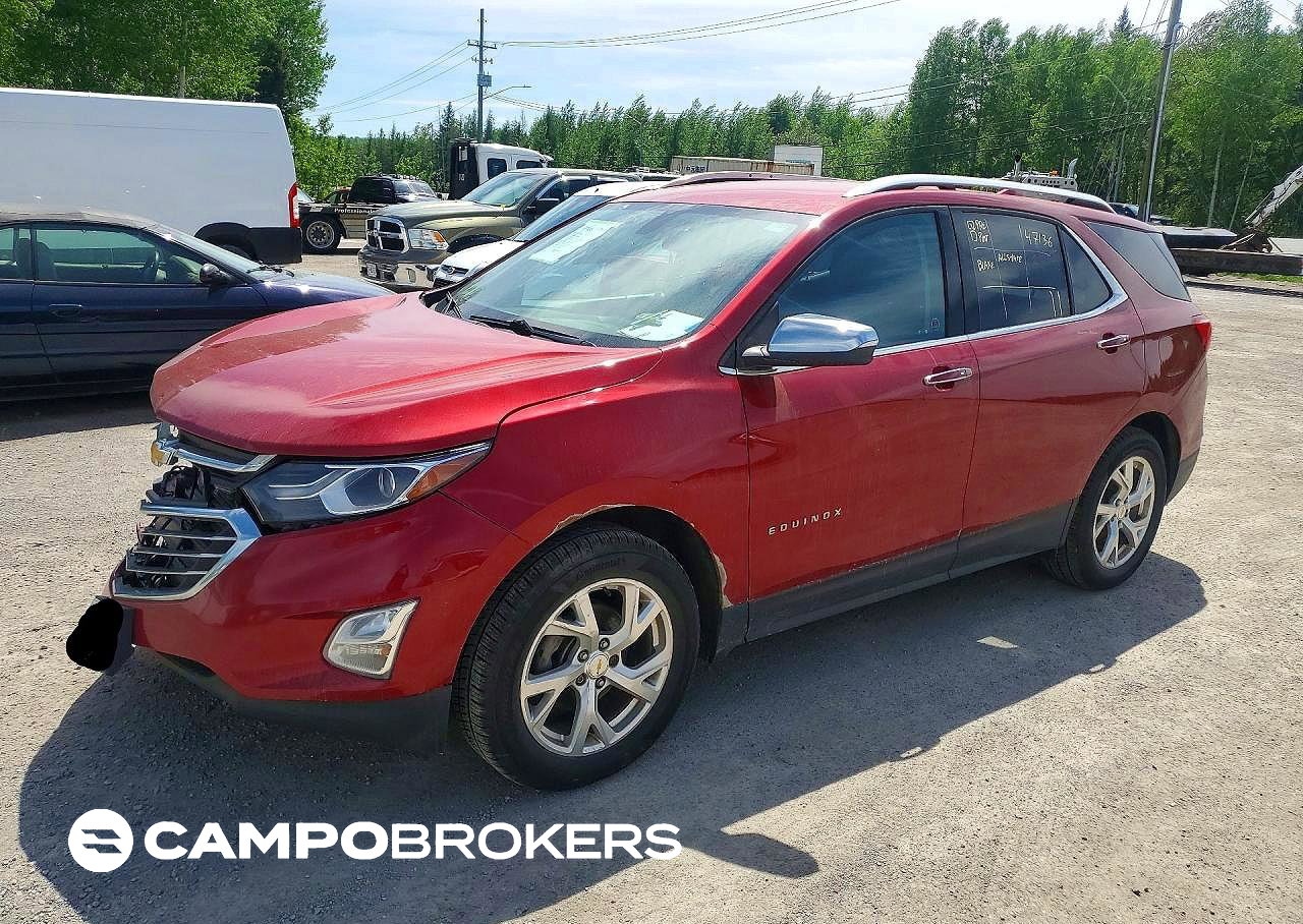2019 Chevrolet Equinox Premier, uszkodzenie: Przód, Copart lot 55572826