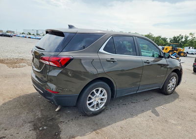 2023 Chevrolet Equinox Lt, Side damage, Copart lot 62786046, photo 3 of 6