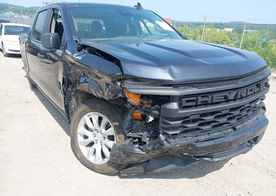 2023 Chevrolet Silverado 1500 4wd  Short Bed Custom, Right Rear damage, Iaai lot 45641108, photo 6 of 6