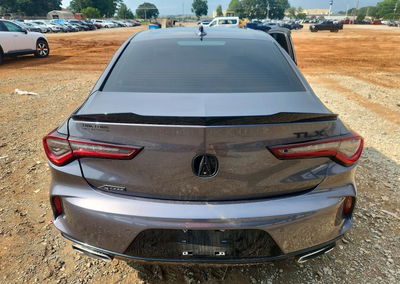 2021 Acura Tlx Tech A, Side damage, Copart lot 64118916, photo 6 of 13