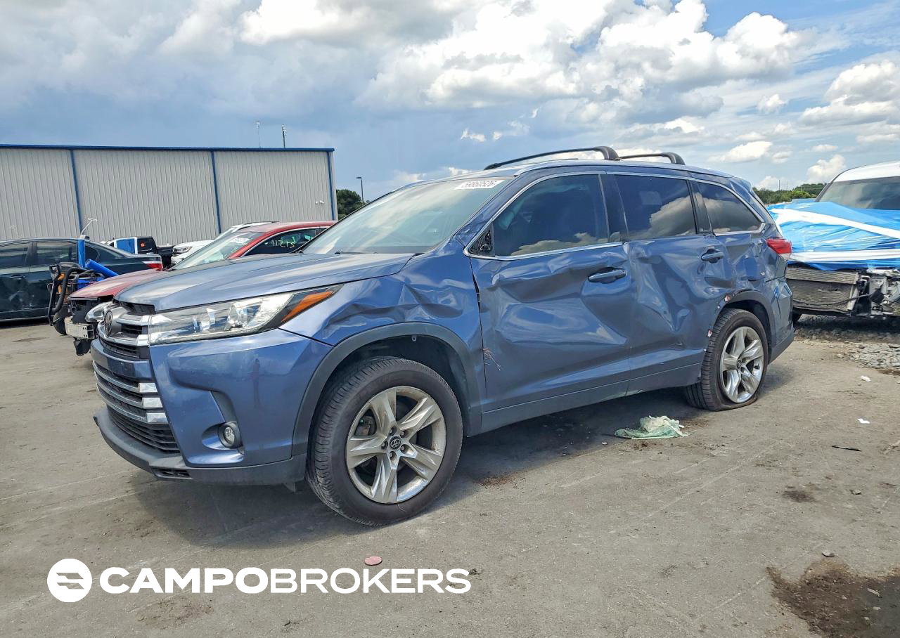 2019 Toyota Highlander Limited, uszkodzenie: Bok, Copart lot 59860526