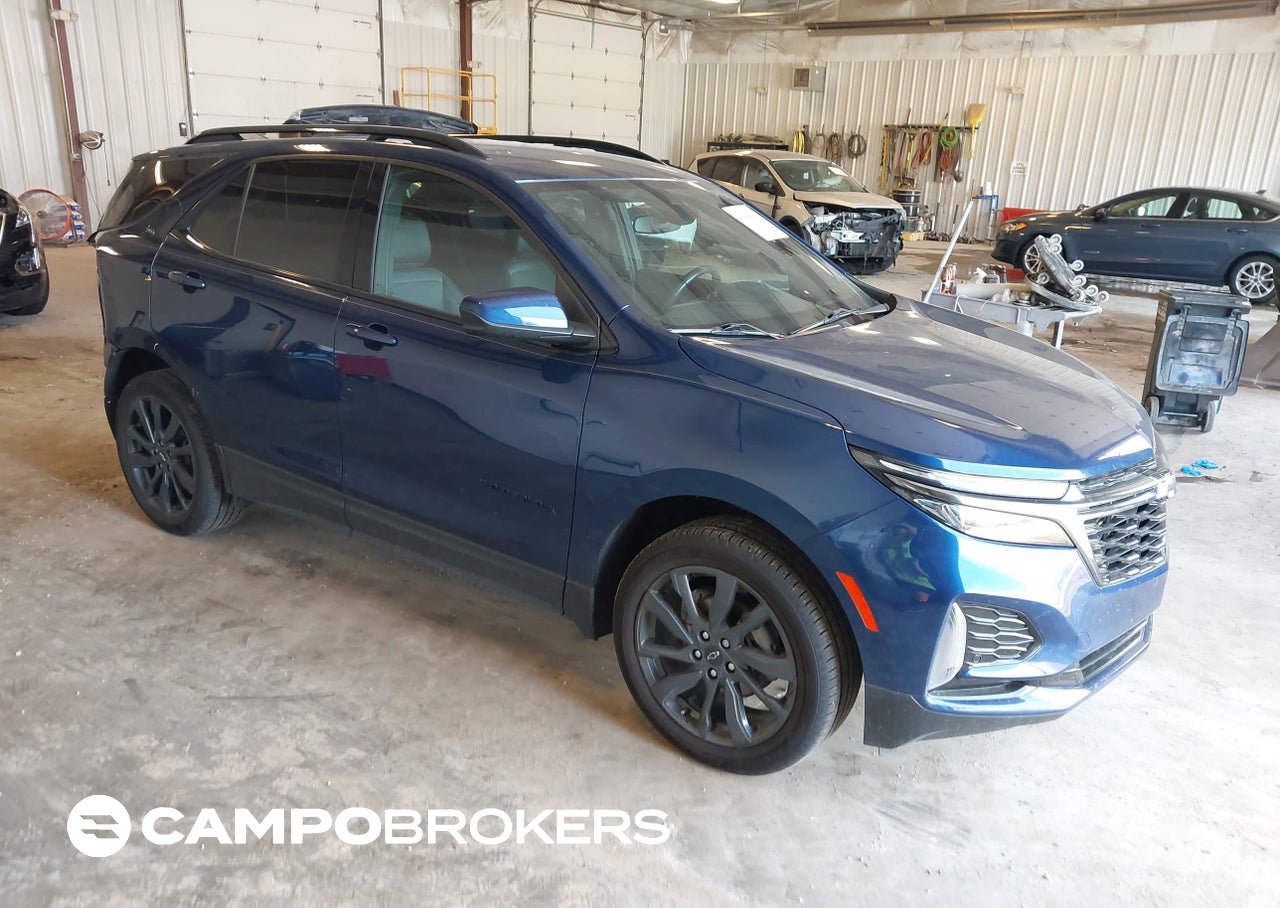 2022 Chevrolet Equinox Awd Rs, Rear damage, Iaai lot 45494415