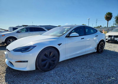 2023 Tesla Model S, Rear End damage, Copart lot 56997216