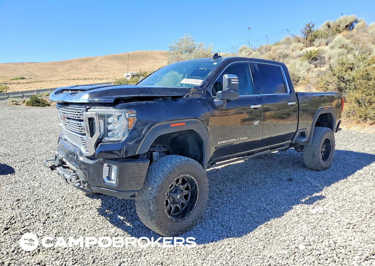 2022 Gmc Sierra K2500 Denali, Front End damage, Copart lot 60610356