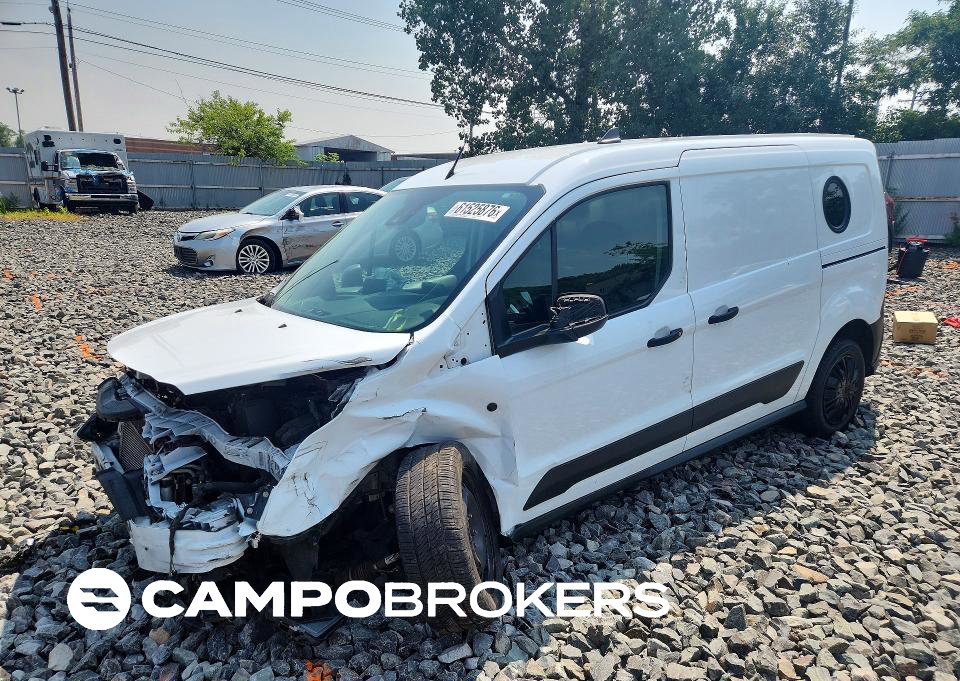 2022 Ford Transit Connect Xl Delivery Van, Front End damage, Copart lot 61525876