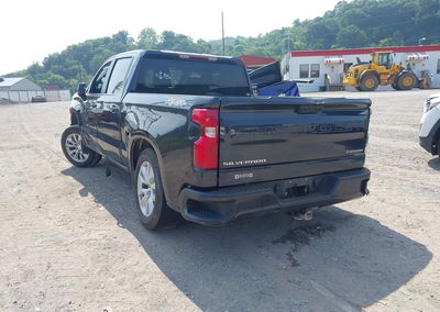 2023 Chevrolet Silverado 1500 4wd  Short Bed Custom, Right Rear damage, Iaai lot 45641108, photo 3 of 6